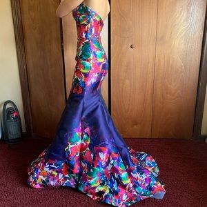 Multi-color Prom Dress